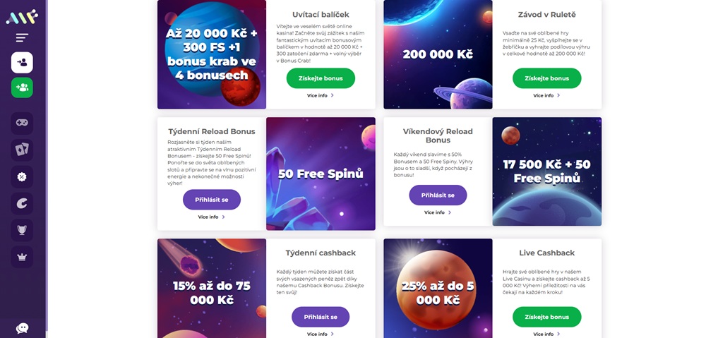 AlfCasino bonusy květen 2025