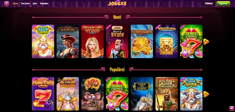 Joker8 automaty