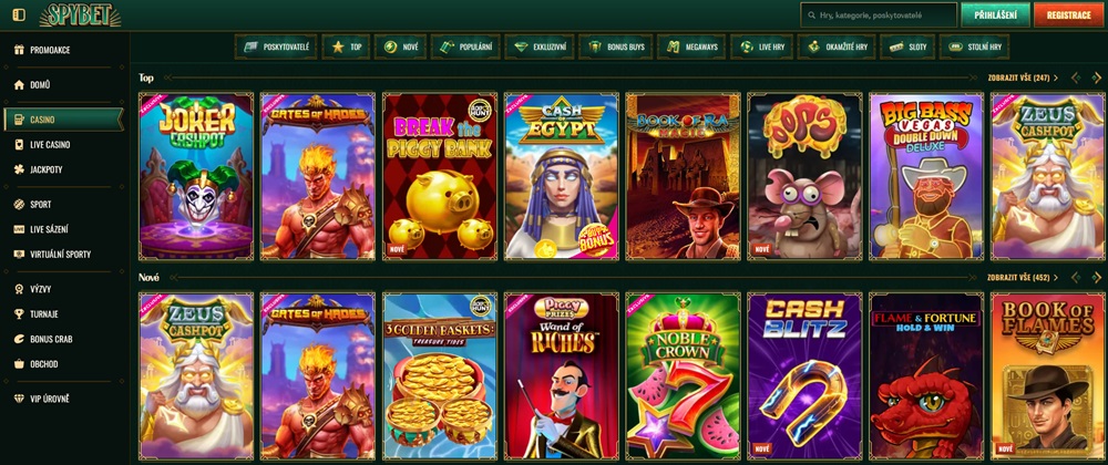 Spybet casino aplikace