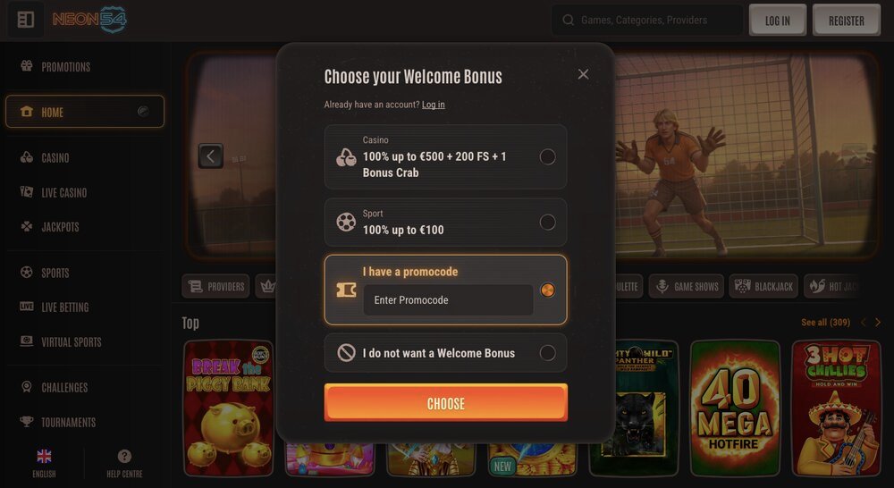 Neon54 promo code