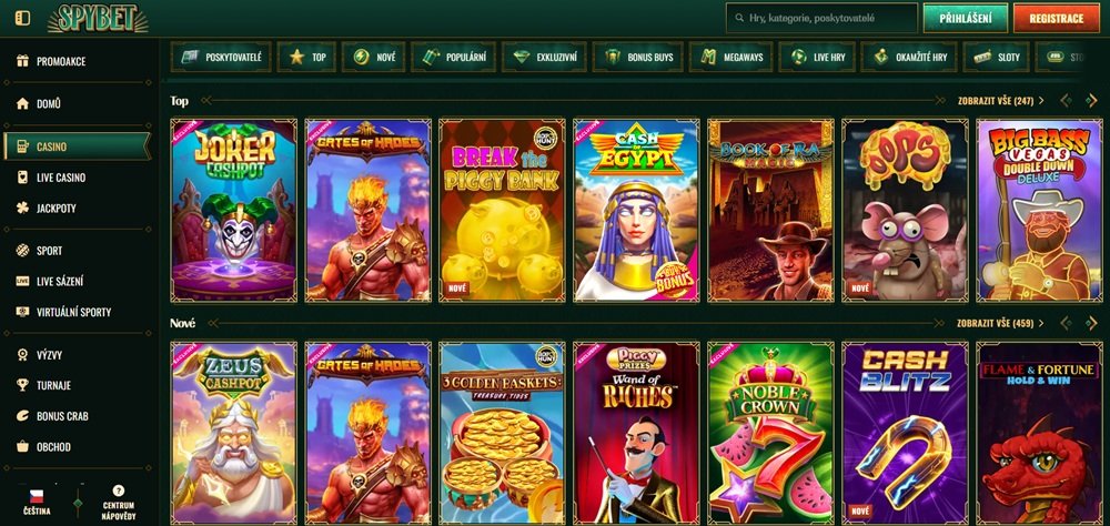 Spybet automaty