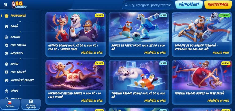 SGcasino bonusy květen 2025