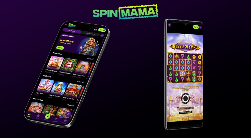 V casinu Spinmama je možno hrát i na mobilních zařízeních díky perfektně optimalizovaném webu