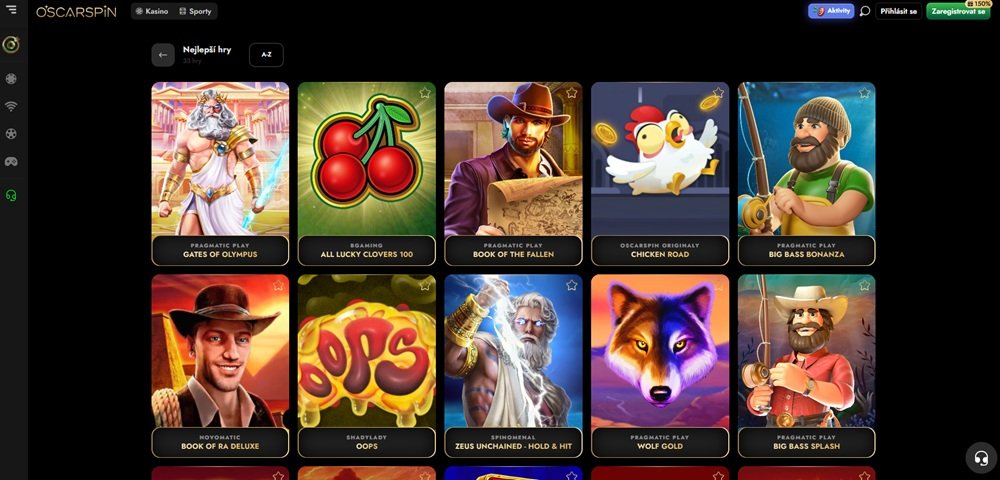 OscarSpin automaty