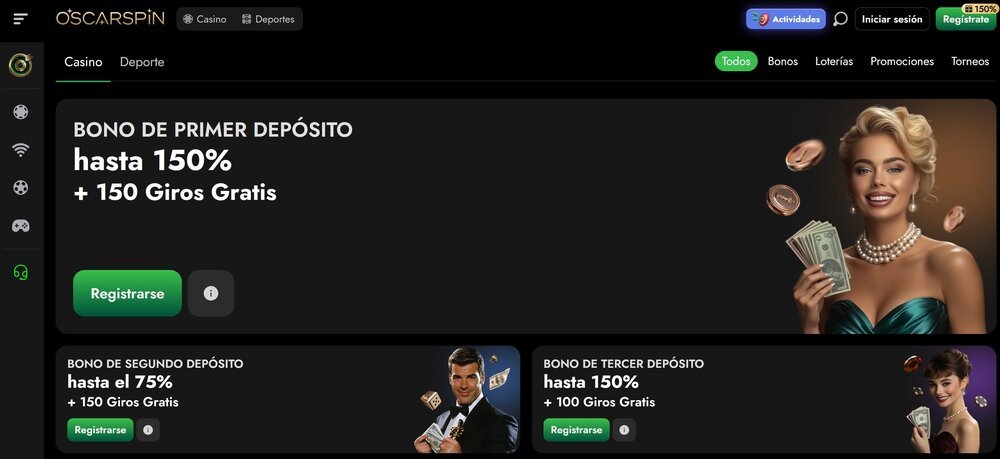 Oscarspin giros gratis
