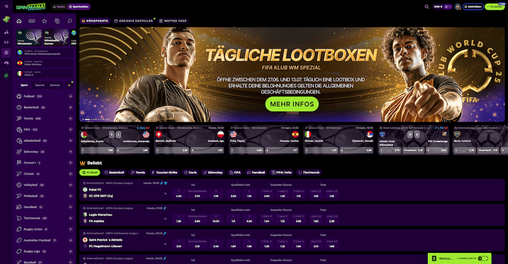 97398 Spinmama Wettbüro