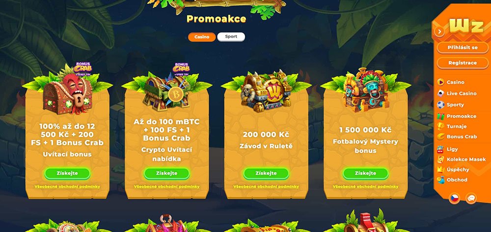 Nejlepší crypto bonusy – Wazamba