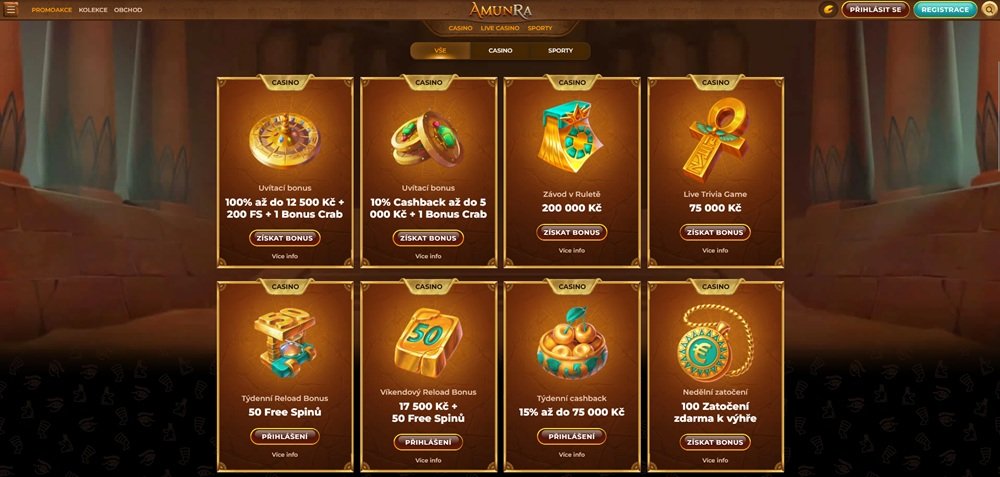 AmunRa free spins červen 2025
