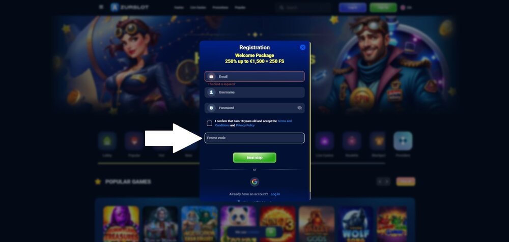 azurslot promo code