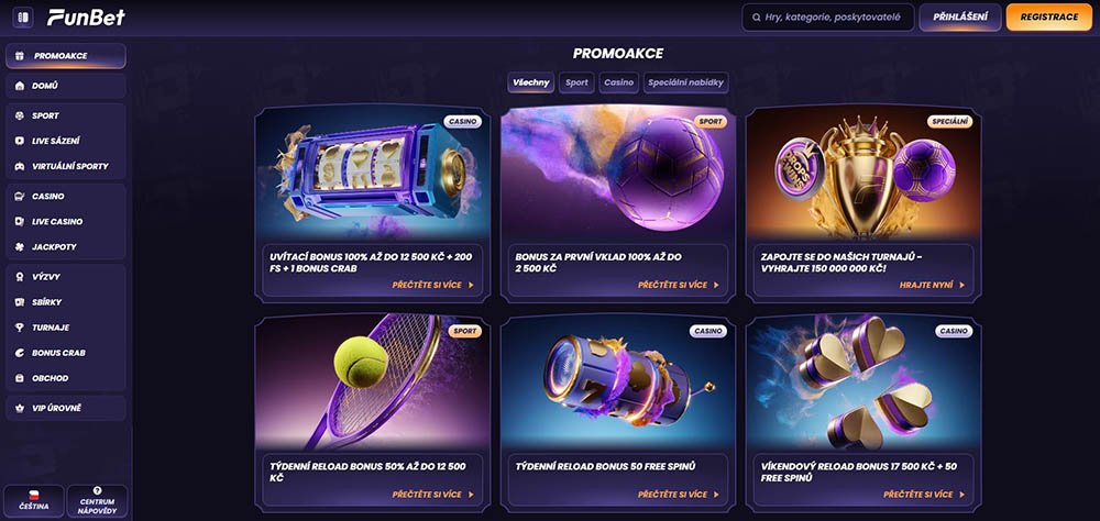 FunBet bonusy červen 2025 úvod