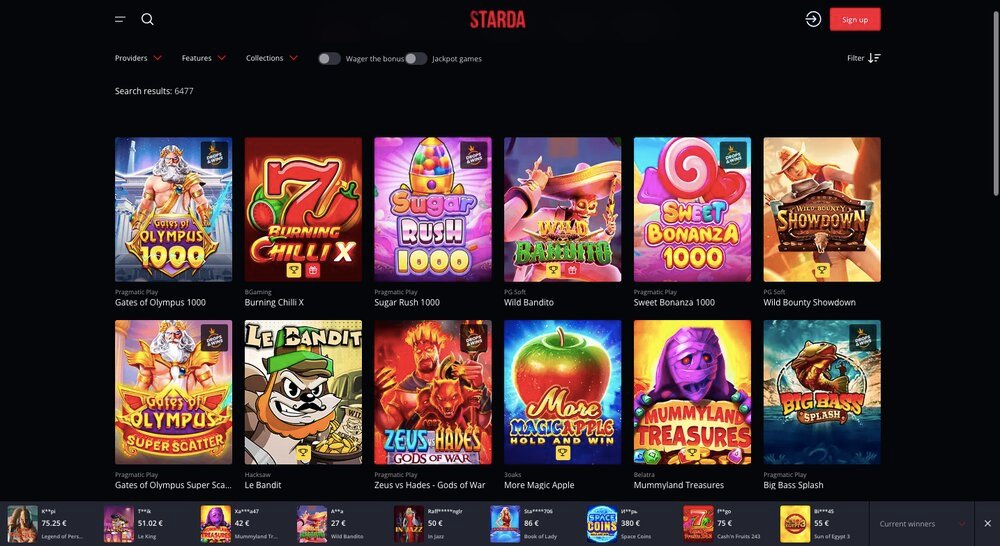 Starda Casino automaty