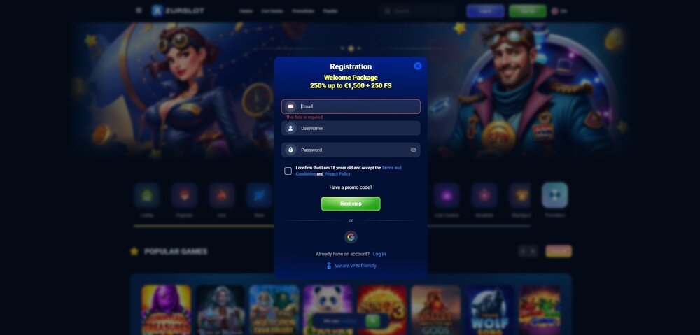 azurslot casino registrace 