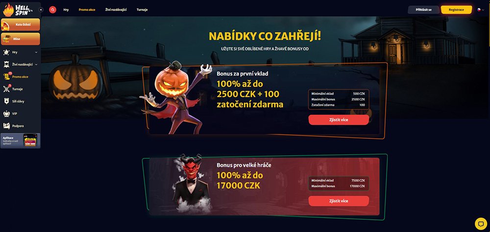 Hell Spin free spins [červen 2025]