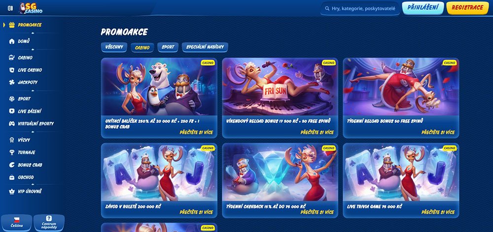 SGcasino free spins [červen 2025]