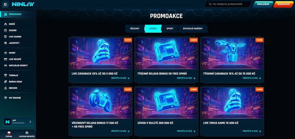 Ninlay free spins červenec 2025