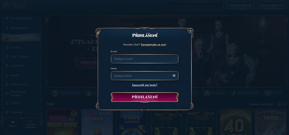 RichRoyal login