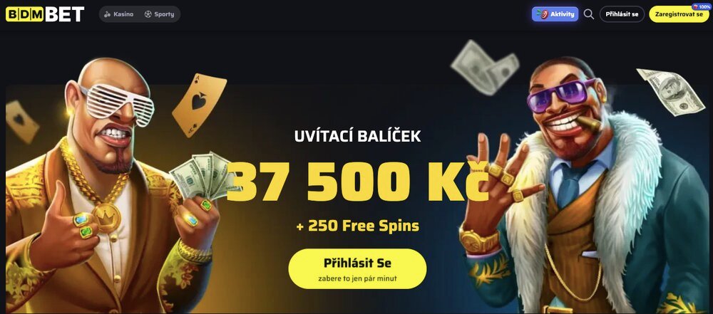 Bdmbet uvítací balíček