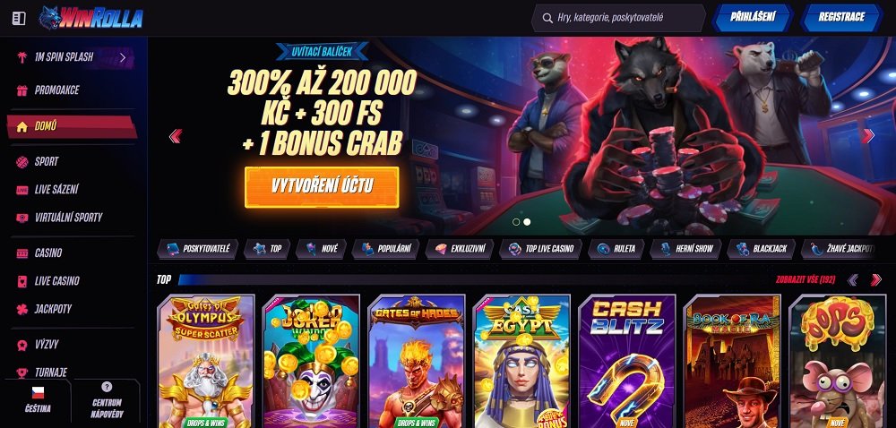 Win Rolla casino náhled