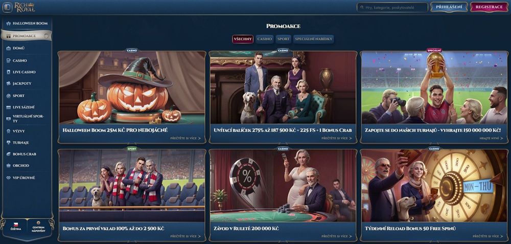 RichRoyal bonusy