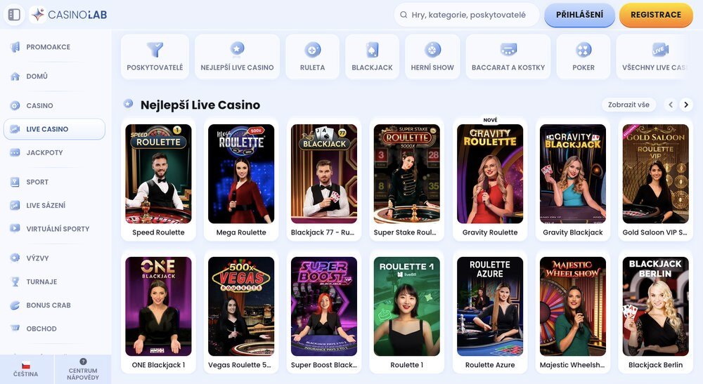 CasinoLab live casino