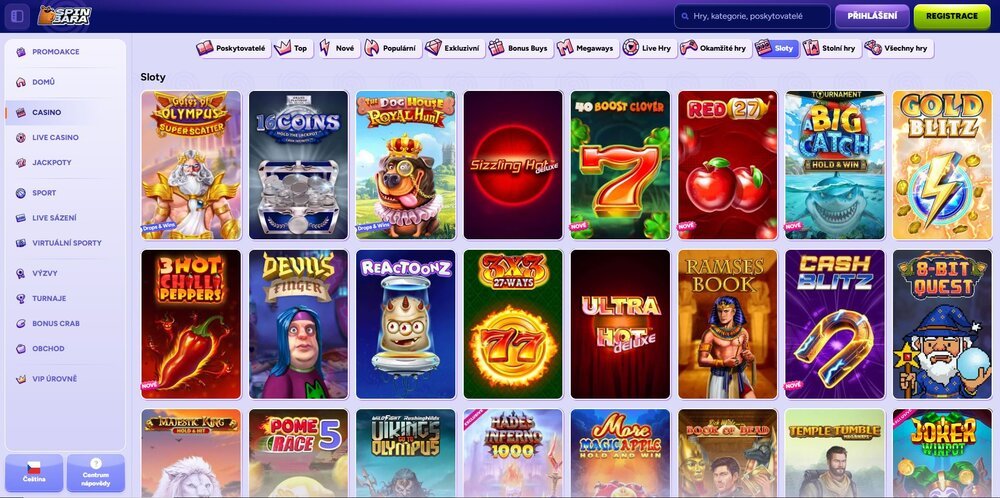 automaty v casinu spinbara