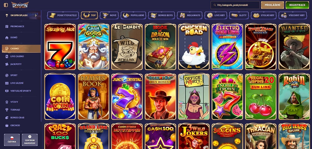 Tragaperras de DivaSpin