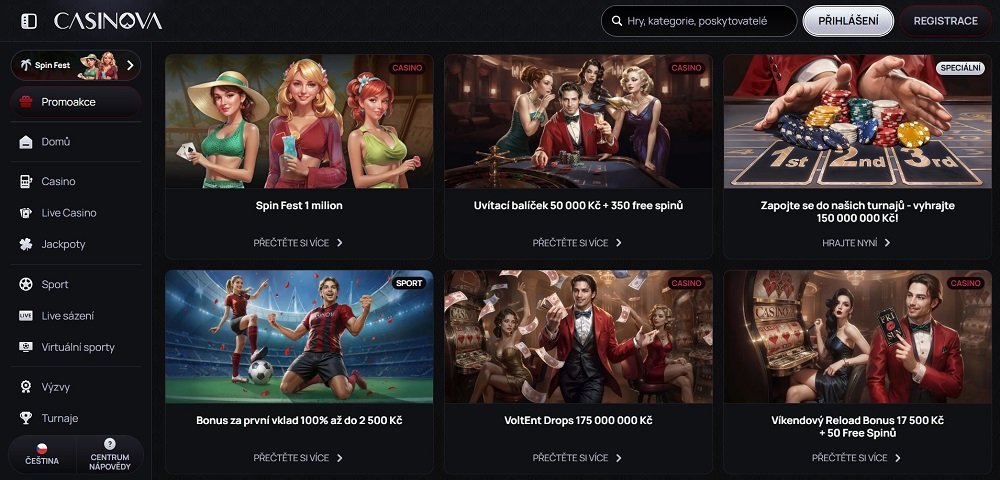 Casinova no deposit bonus