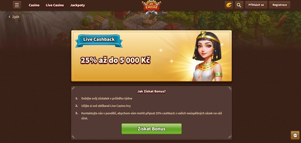 My Empire cashback