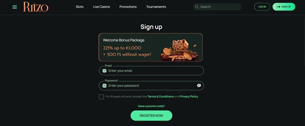 Ritzo registration