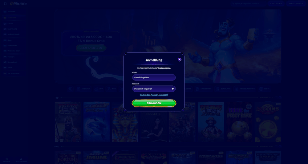 74988 WishWin Login