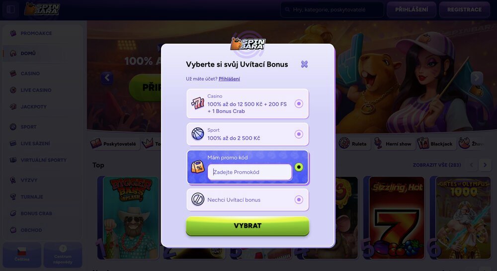 Spinbara promo code