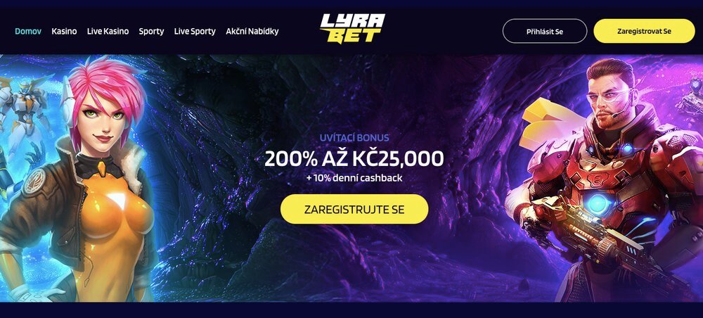 Lyrabet uvítací bonus