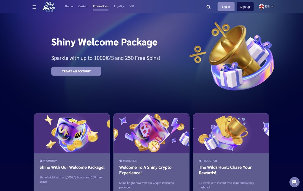 ShinyWilds no deposit bonus