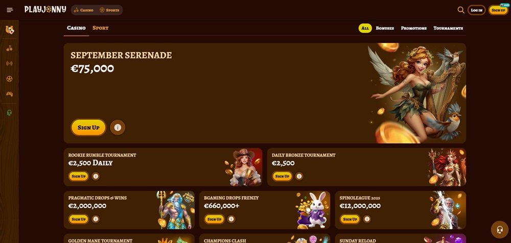 PlayJonny free spins