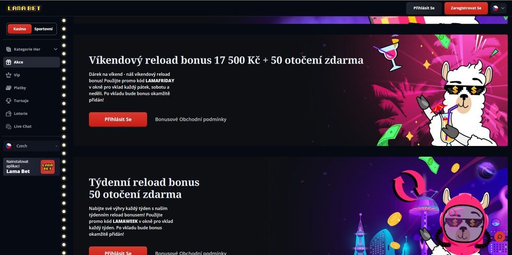 lamabet bonusová nabídka