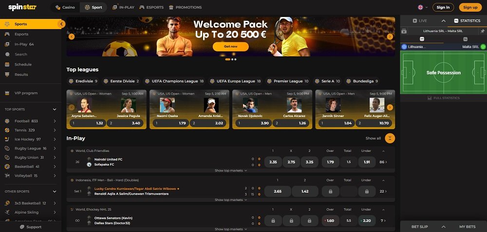 Spinstar.bet sportsbook