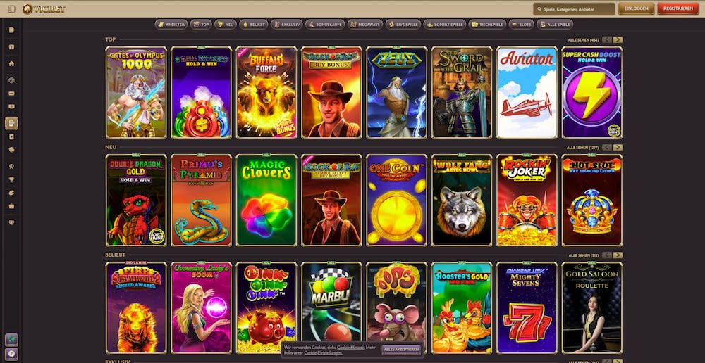 ViciBet Spielautomaten
