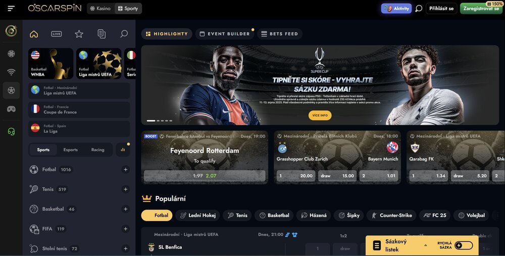 Oscarspin sazkova kancelar bonus