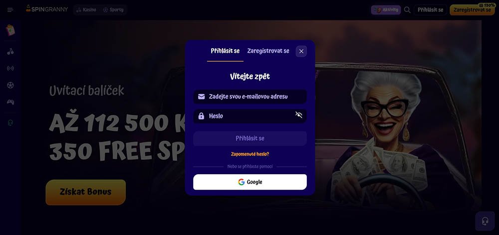 Spingranny login [Návod na přihlášení]