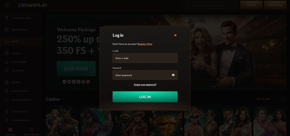 CrownPlay login