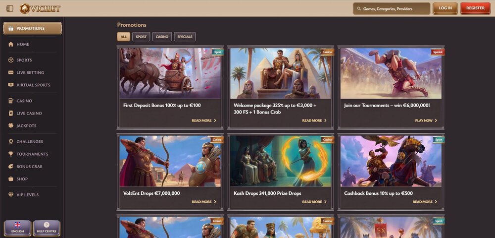 vicibet bonus offer