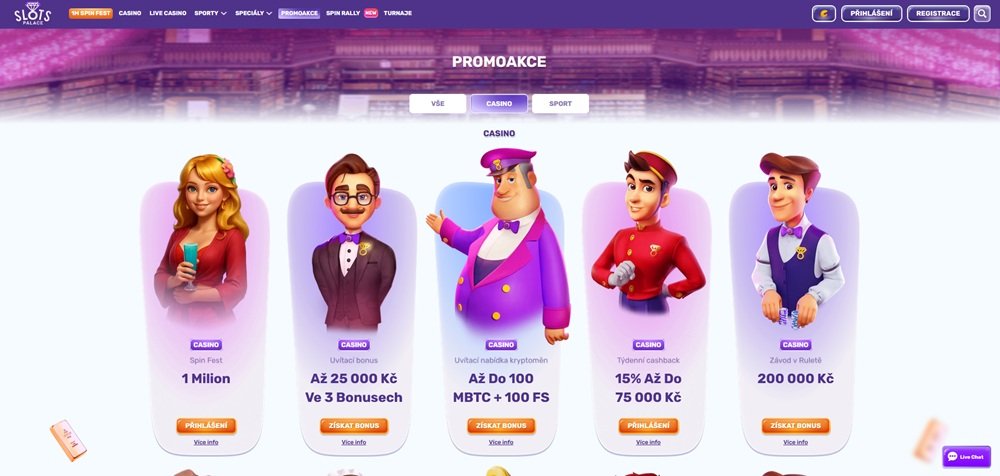 SlotsPalace free spins [srpen 2025]