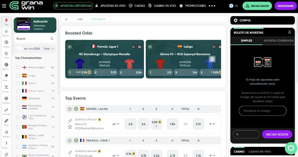 GranaWin casa de apuestas