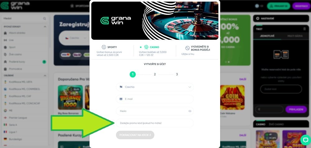  GranaWin promo code