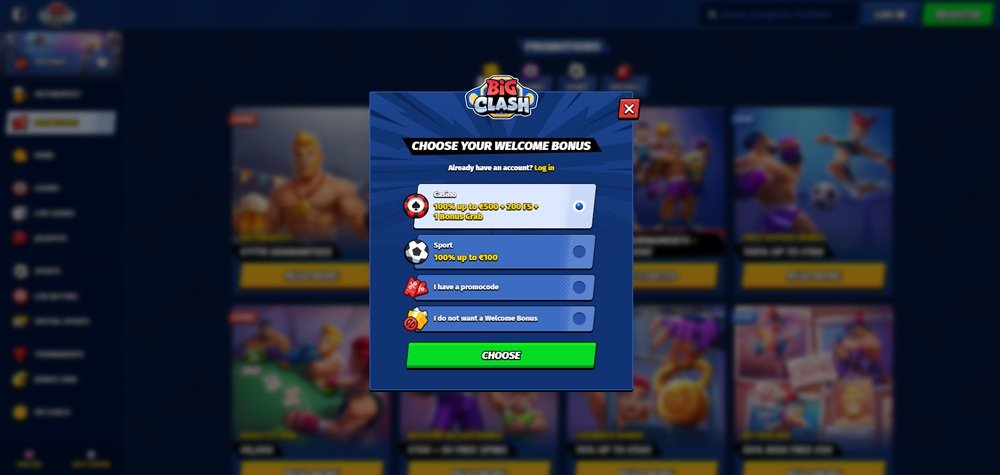BigClash registration