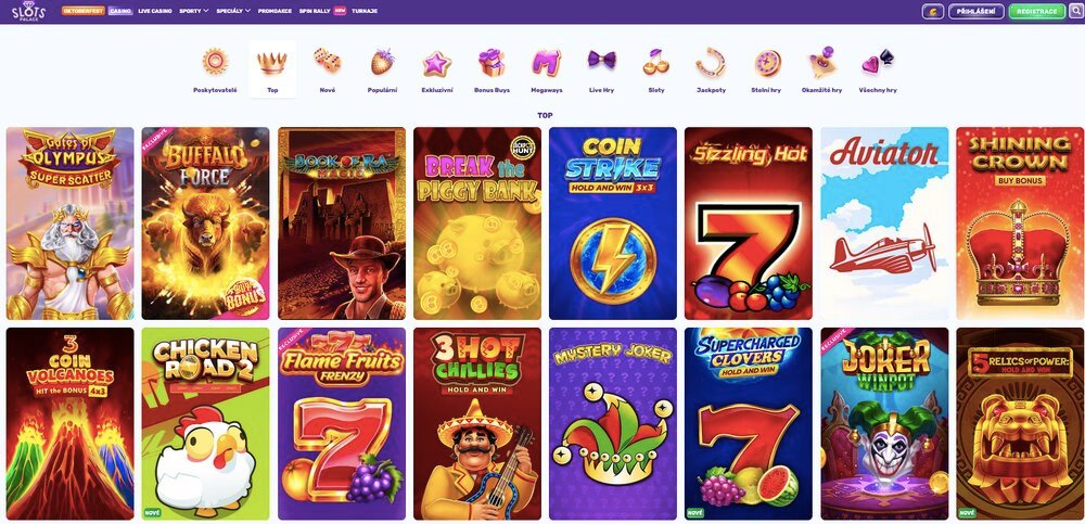 SlotsPalace top automaty
