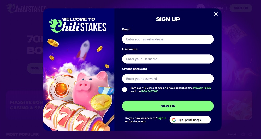 ChiliSTAKES registration
