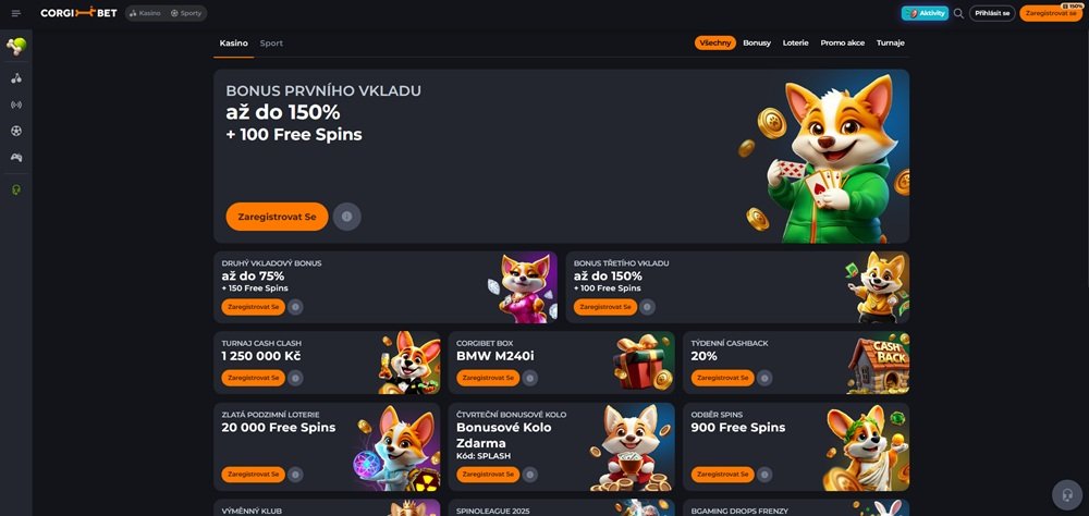 Corgibet no deposit bonus