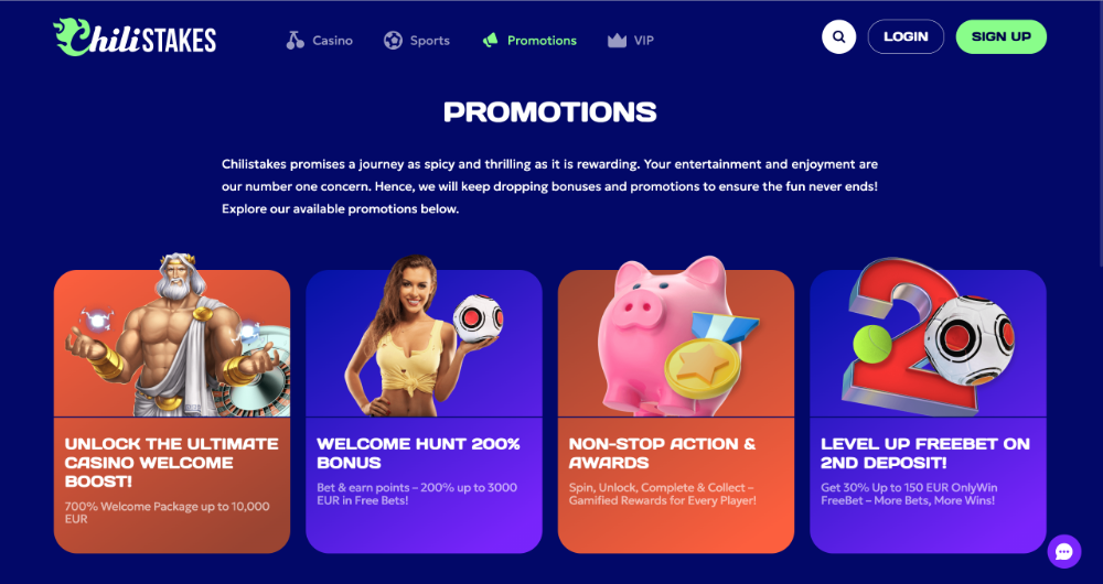 ChiliSTAKES promo code