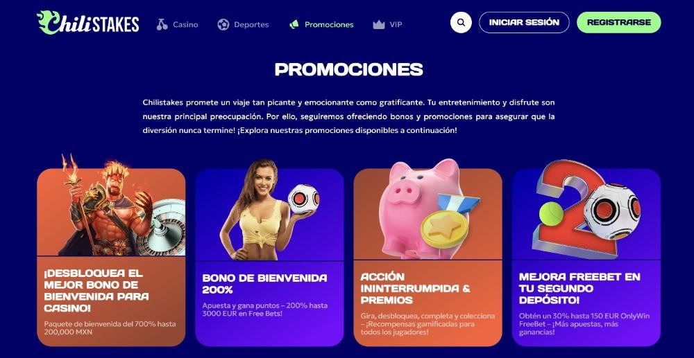 ChiliSTAKES código promocional